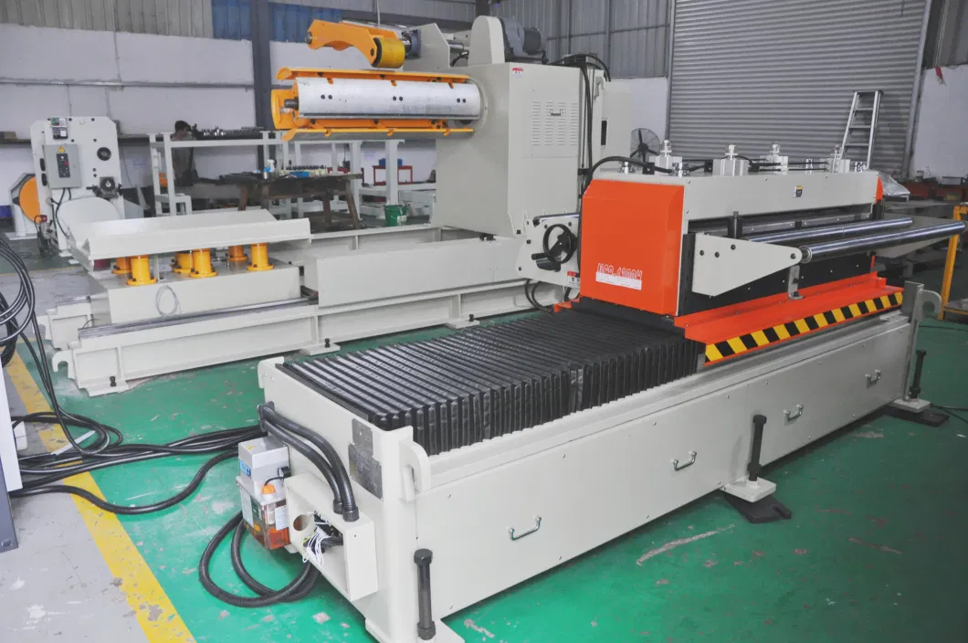 Heavy Duty Decoiler Straightener & Zigzag Servo Feeder for Circle Production Line