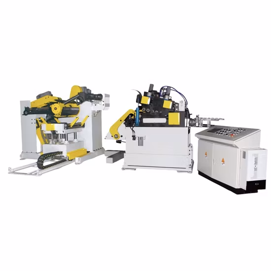 4 mm dicke, 1000 mm breite automatische Stahlspulenzuführung mit Abwickelvorrichtung