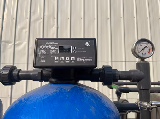 Mehrventilsystem mit Membranventilen aus Kunststoff für Wasserenthärtersysteme / Hotelwasserversorgungssysteme