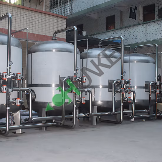 Jkmatic Aktivkohlefilter/Multimediasystem ist mit Kunststoffventil/Kunststoff-Magnetventil CE ausgestattet